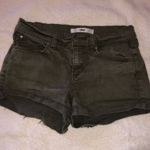 Else Denim Jean Shorts Distressed Stretch Sz 26
